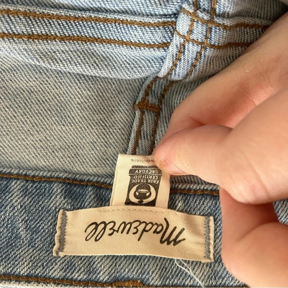 Madewell The Curvy Perfect Vintage Jean Destroyed Edition 12 Tall - Picture 8 of 8